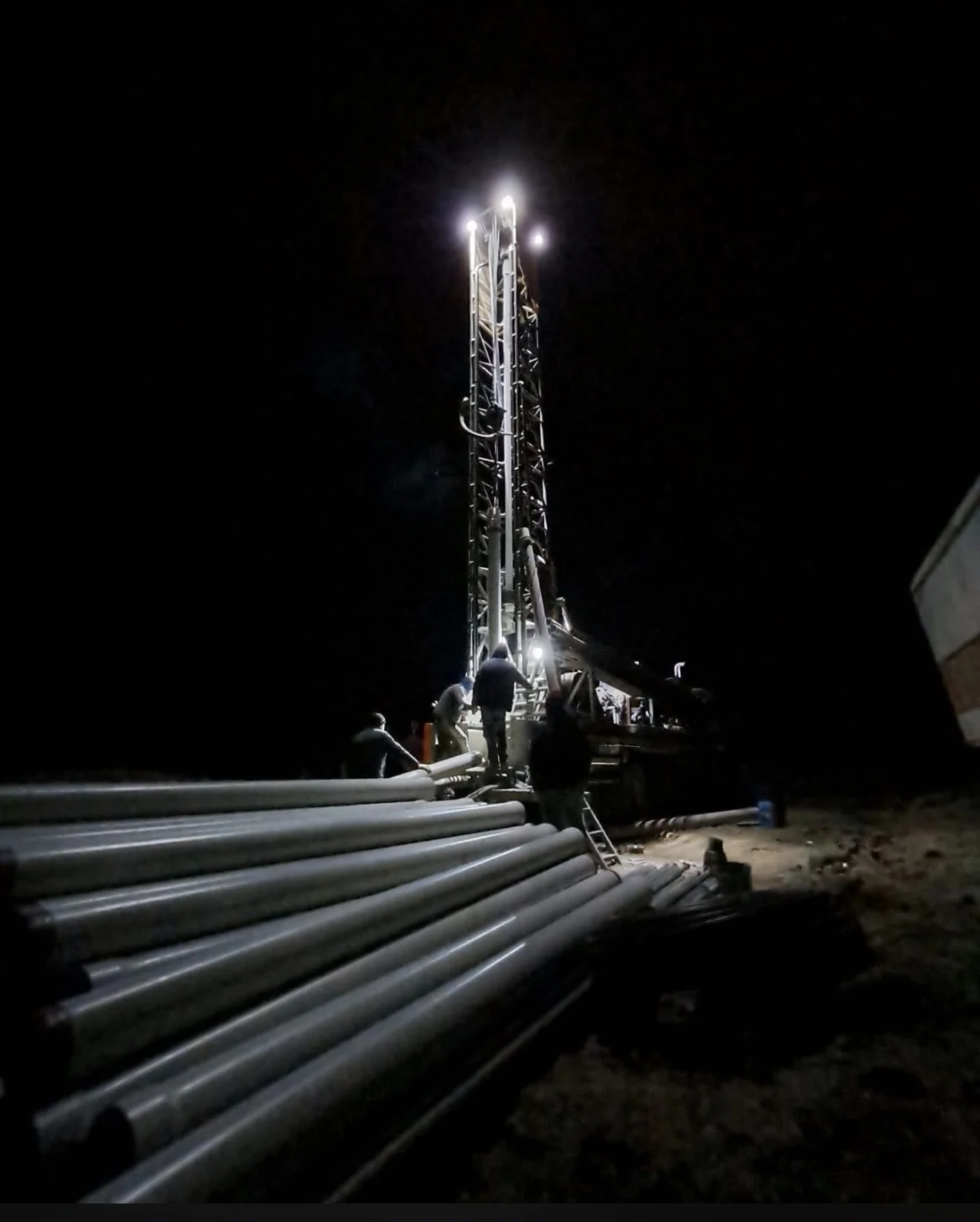 İpsala sarıcaali köyü tarım sulama 200m su kuyusu borulama işlemi